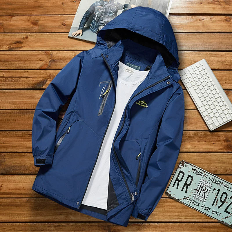 Men's Thin Outdoor Waterproof All Year Round Shell Jacket