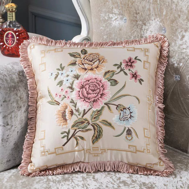 European-Style Luxury Sofa Cushion Pillow Cover Living Room and Hotel Club