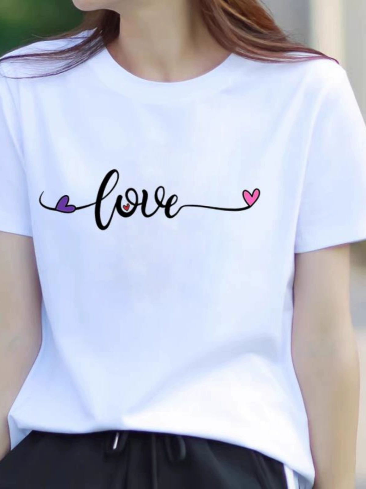 Summer Short sleeve Casual Thin Print T-shirts