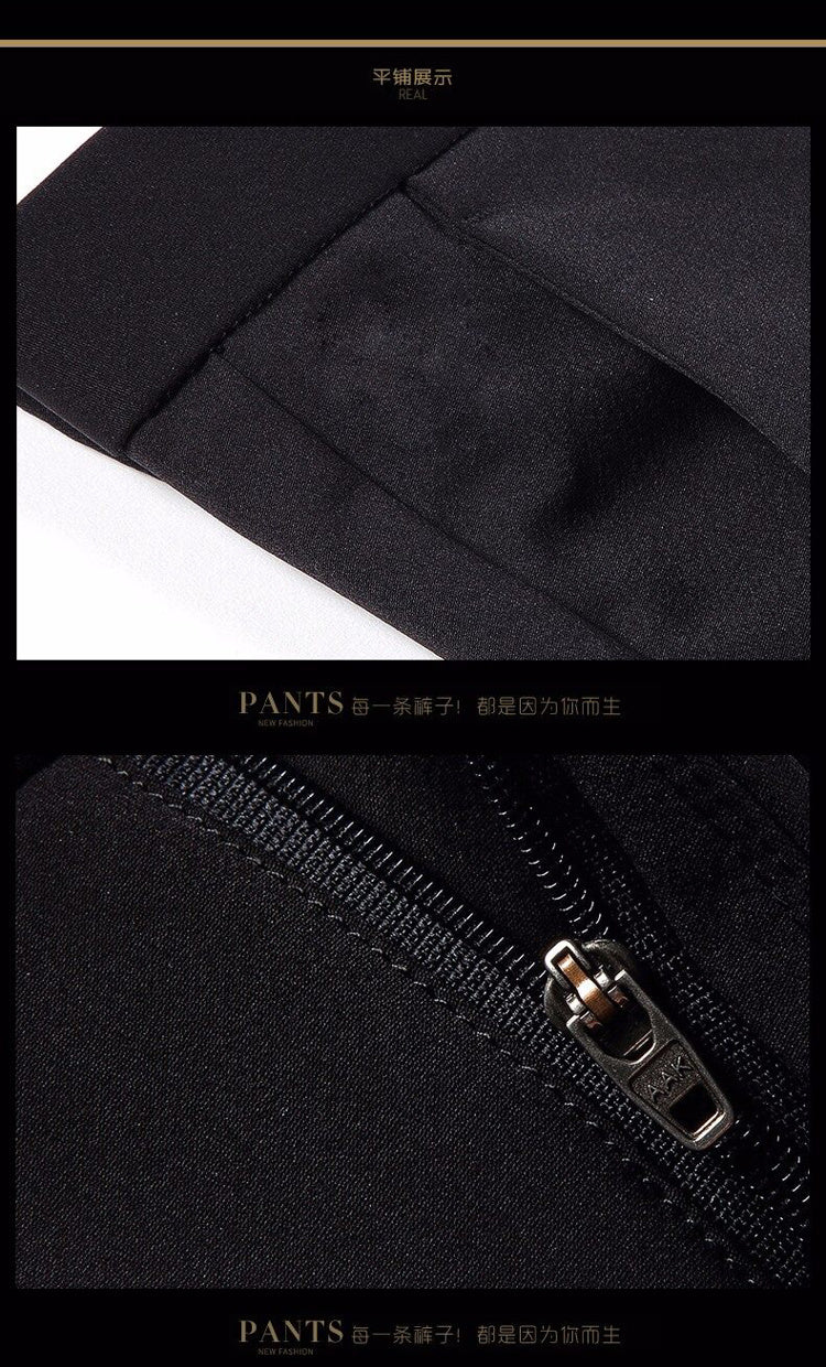 Brand Summer Slim-Fit Casual Suit Pants