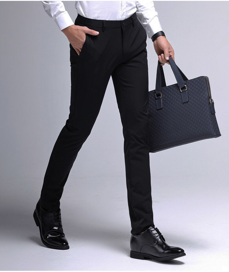 Brand Summer Slim-Fit Casual Suit Pants