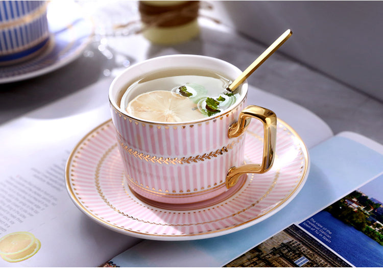 Luxury Gold Plated Ceramic Dinnerware