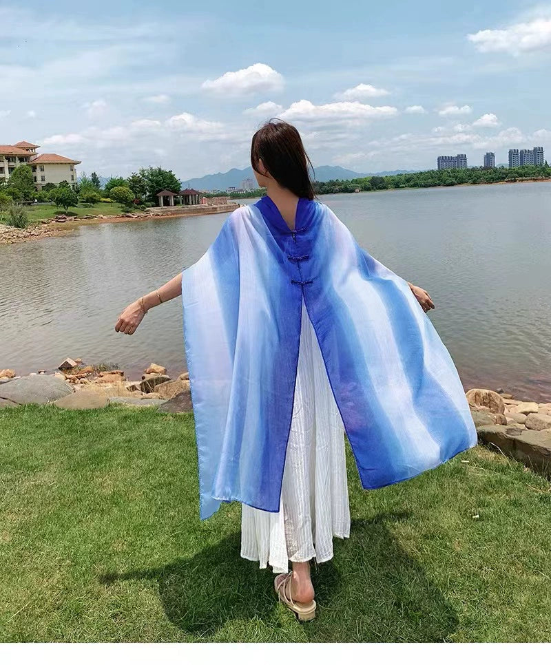 Travel Summer Gradient Shawl