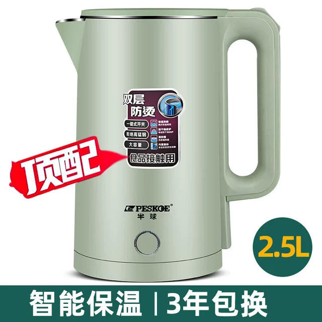 Positive Hemisphere 2L Electric Kettle Oven Mitts 304 Stainless Steel Automatic Power off and Food Grade