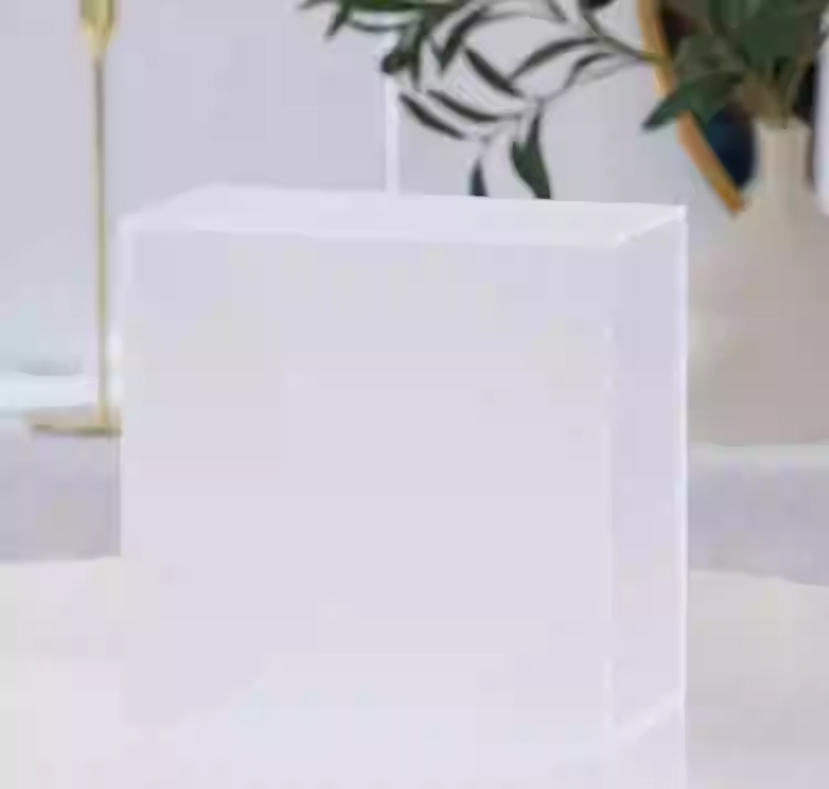 Frosted Transparent Acrylic Wedding Cassette Money Box Decorative Box Wedding Gift Box