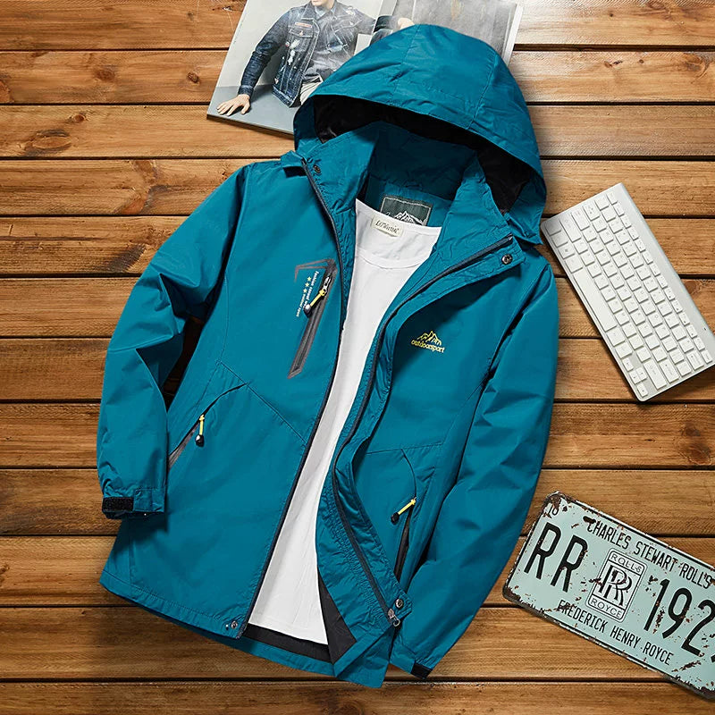 Men's Thin Outdoor Waterproof All Year Round Shell Jacket