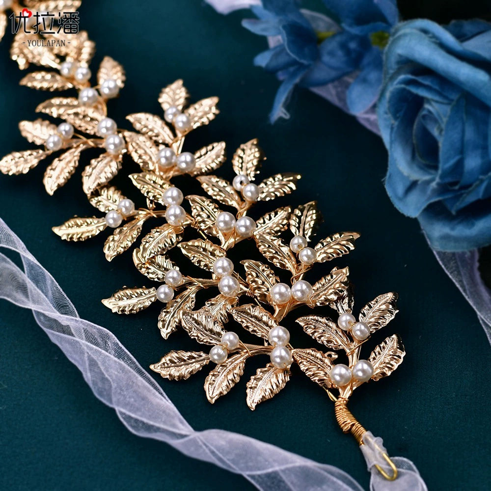Trendy Classy Pearl Alloy Exquisite Women Belt