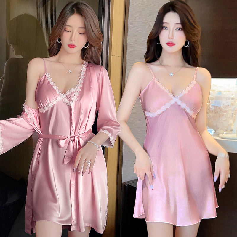 Women Ice Silk Pajamas