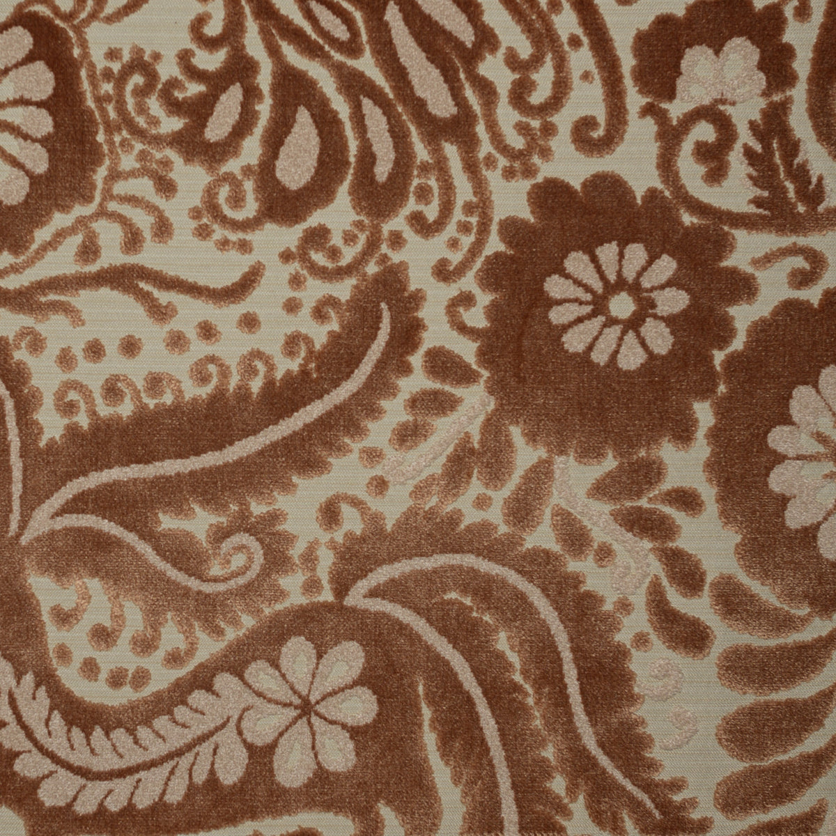 OTOMI - MEXICAN OTOMI PATTERN CUT VELVET UPHOLSTERY FABRIC BY THE YARD
