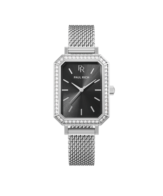 Icon - Silver Black Watch