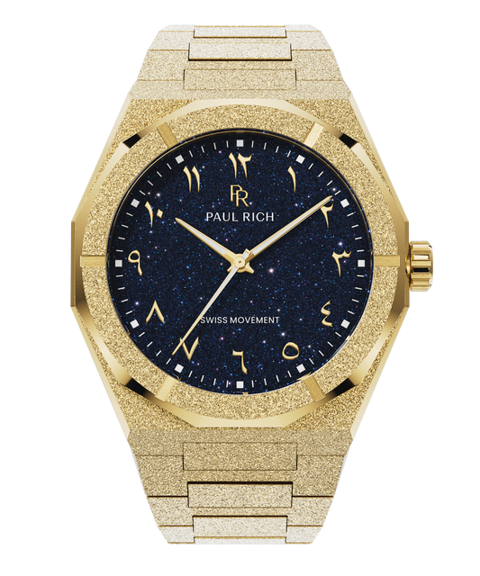 Frosted Star Dust II Desert Gold watch