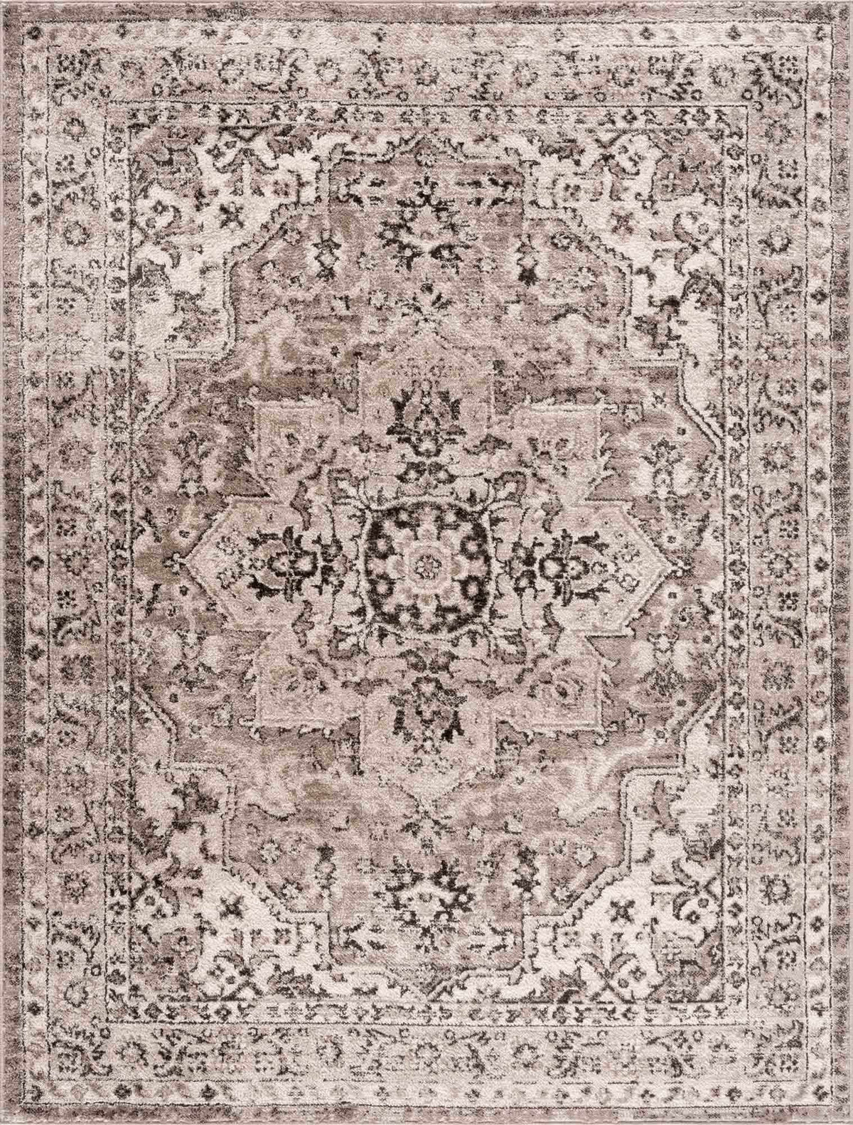 Albie Beige Area Rug