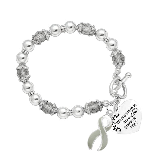 Parkinson's Disease Where There Is Love Charm Bracelets