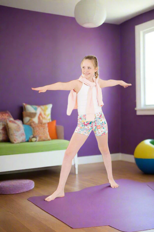 Petal Power Active Shorty Shorts