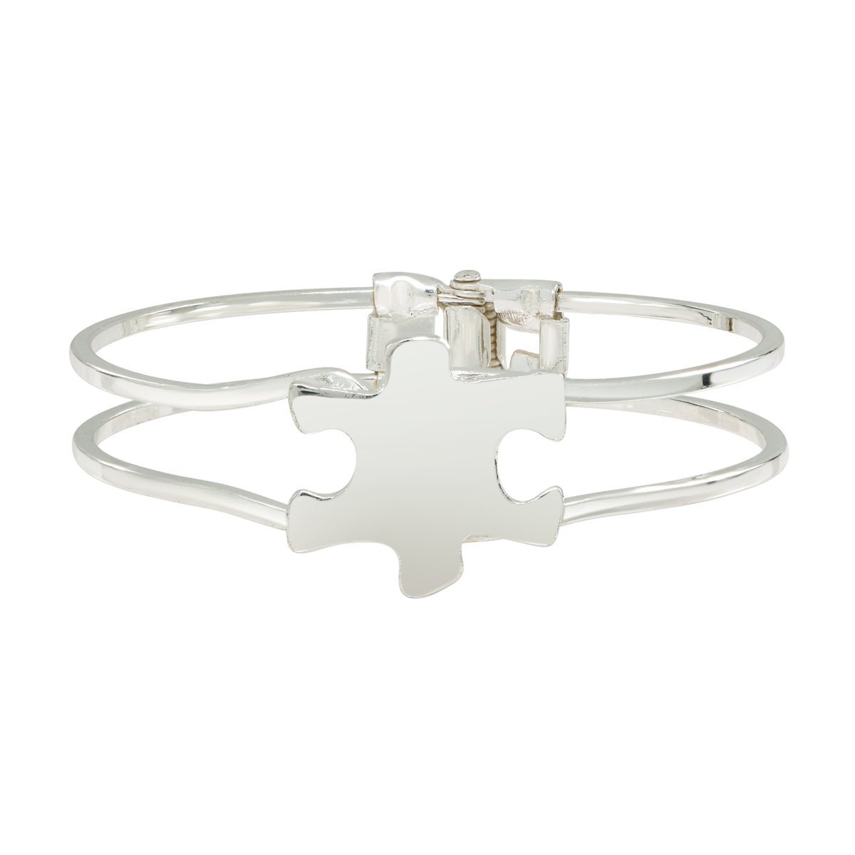 Puzzle Clasp Autism Awareness Bangles