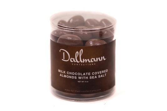 6oz Milk Chocolate Covered Almonds with Sea Salt