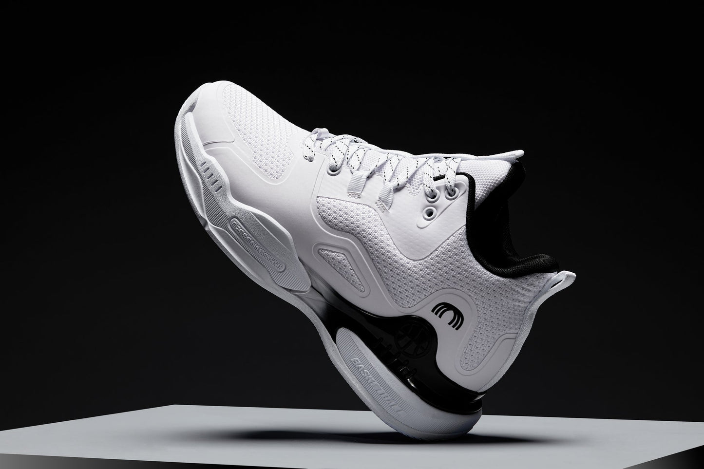 CALTO - Q394 - 3 Inches Taller (White/Black) - Basketball High-Top Sneakers