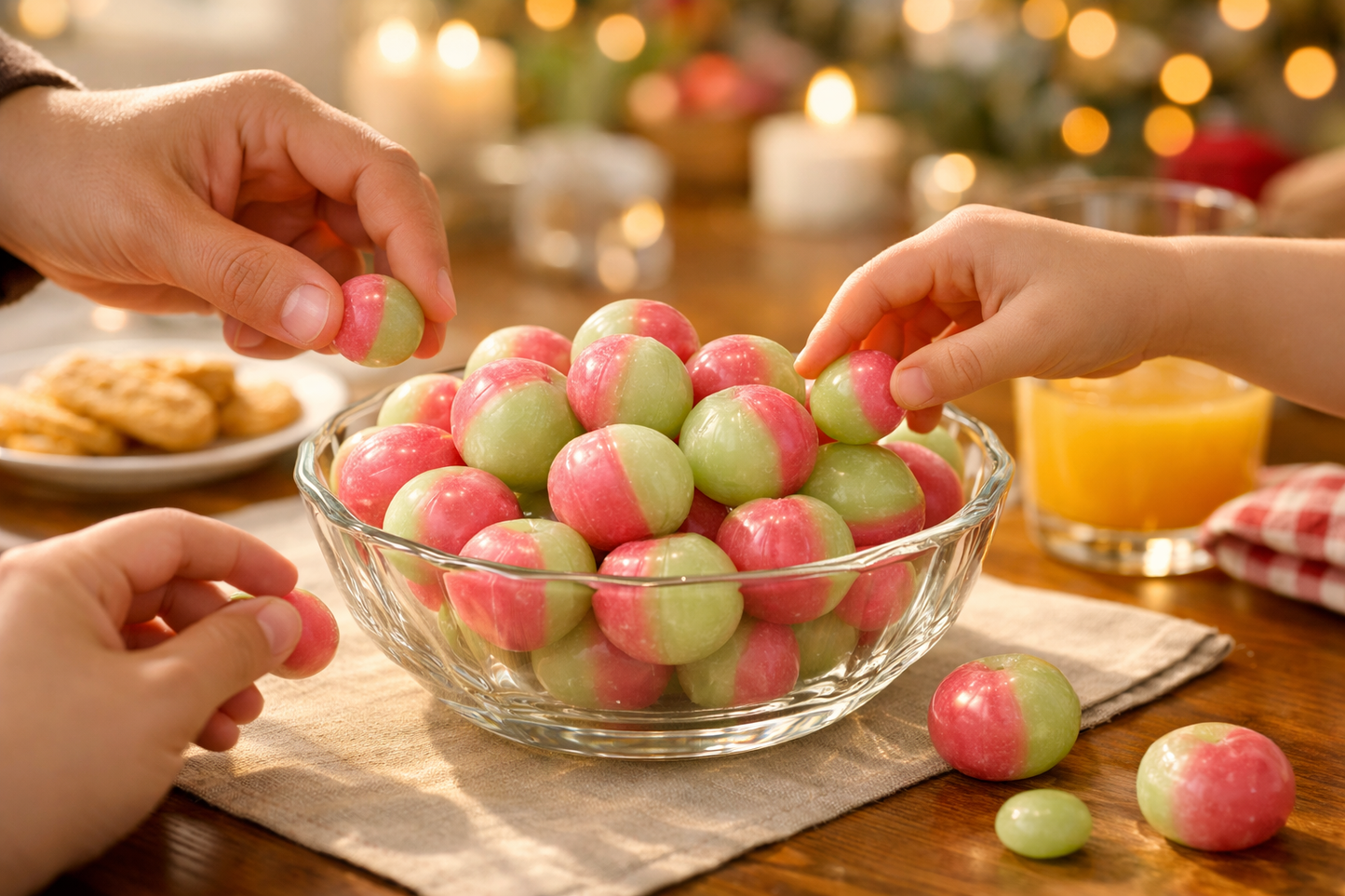 Andy Anand Sugar Free Rosy Apple Hard Candy – Copper Kettle Boiled, Aspartame Free, Non-GMO, Gluten Free, Keto & Diabetic Friendly, 25 Pc