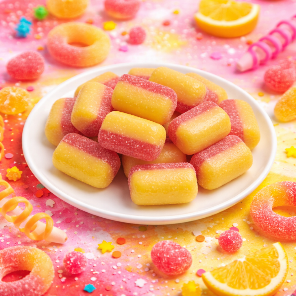 Andy Anand Sugar Free Rhubarb & Custard Hard Candy – Copper Kettle Boiled, Aspartame Free, Non-GMO, Gluten Free, Keto, 25 Pc