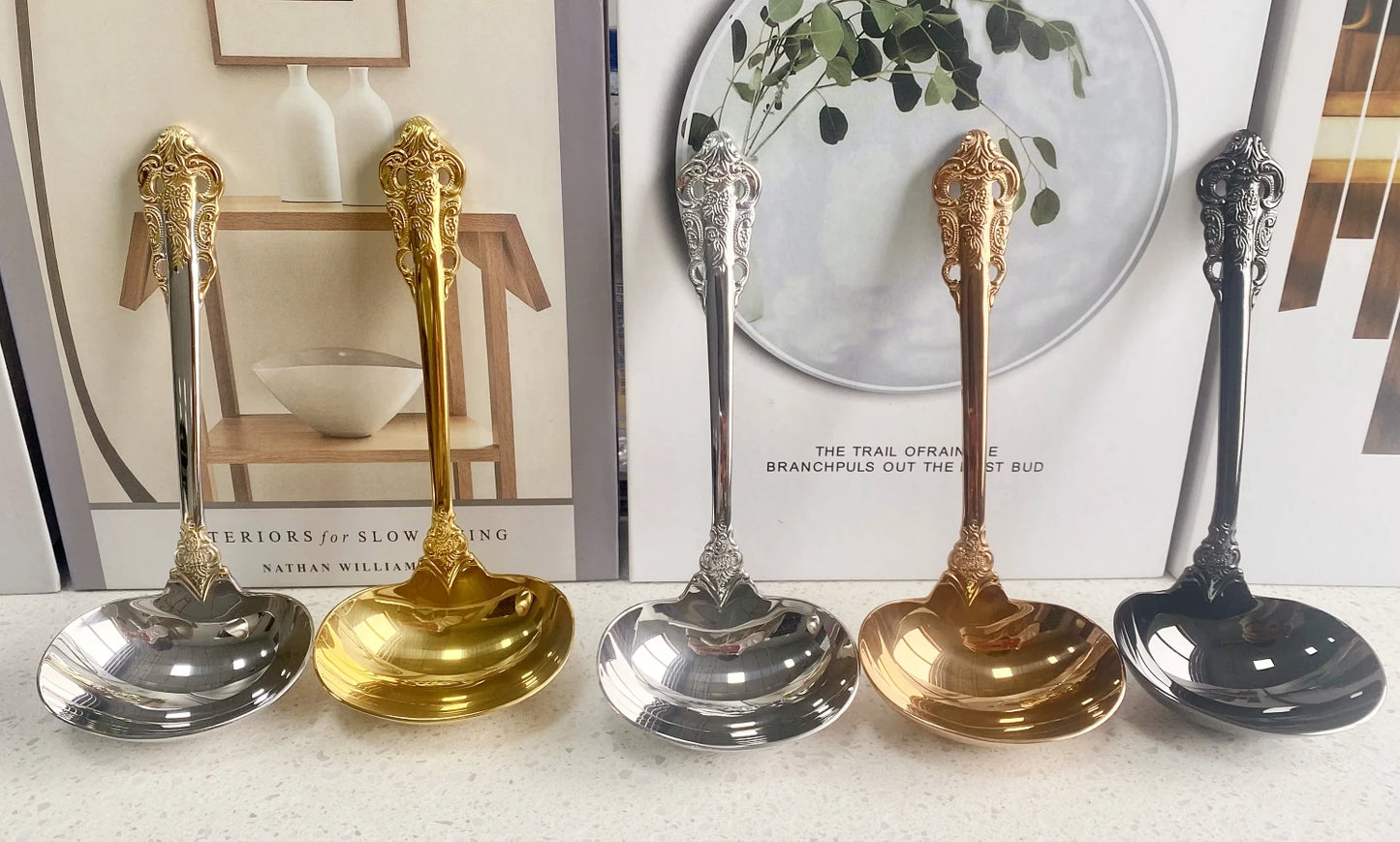 2/3/4/5/6 pieces 6.29 inch mini gravy sauce ladle for mixing and stirring Cereal Sauce Gravy Condiment non cooking soup ladle