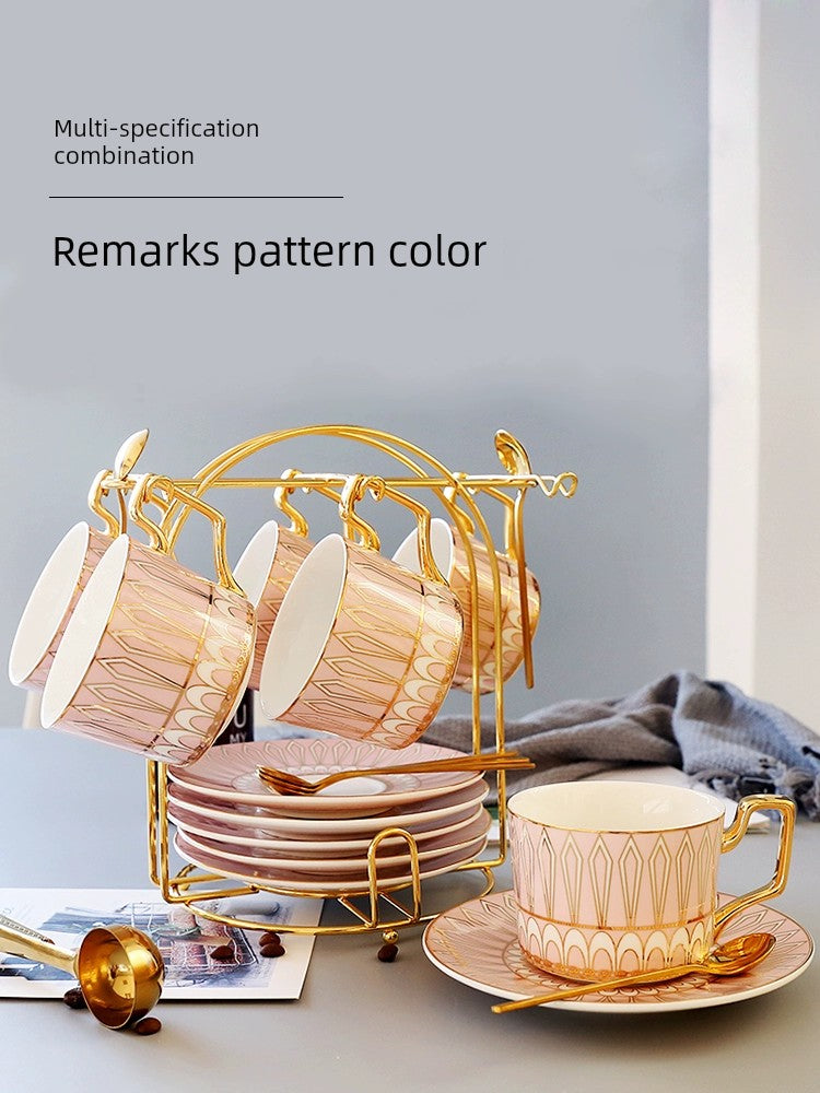 Luxury Gold Plated Ceramic Dinnerware