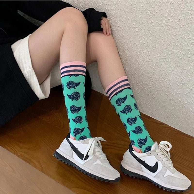 Fashion Colorful Spring Autumn Women's Socks