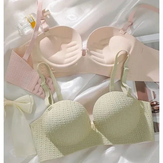 Seamless Bras for Women Invisible Underwear Push Up Bra 3/4 Cup Bralette Cute Comfort Brassiere Nonwire Simple Sexy Lingerie