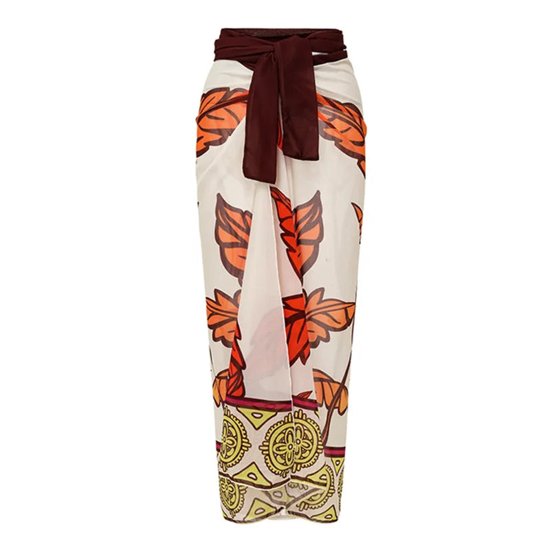 Women Swimwear 2PC Cover-up Swimsuit