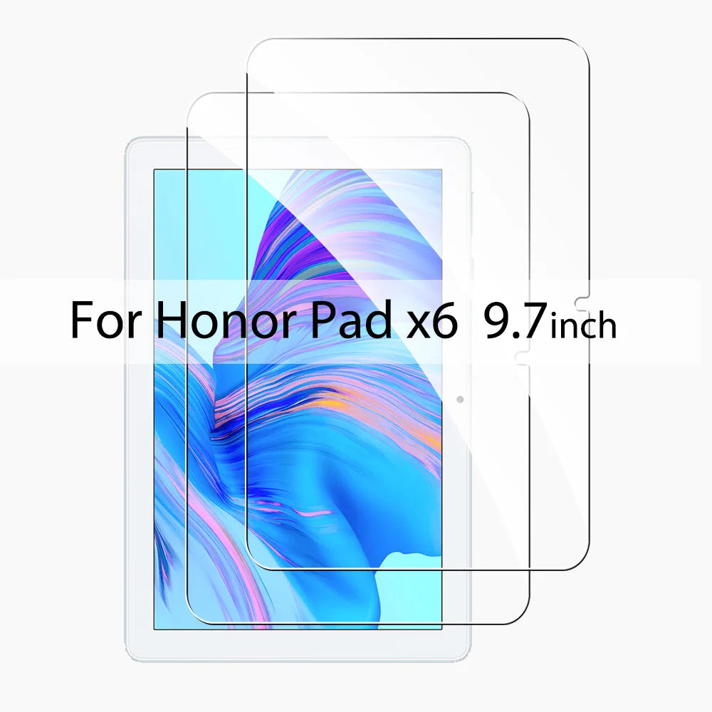 2PCS Tempered Glass Screen Protector for honor pad x9 x8 Pro Lite honor pad x9 9 8 7 6 x6 x7 Tablet Accessories Film
