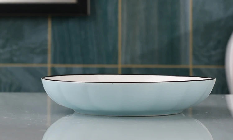 Large Size Cerc Bowl Set Creative Bowl Plate Combination Microwave Se Home Use Single 4 Pieces New 202 Dining Utensils