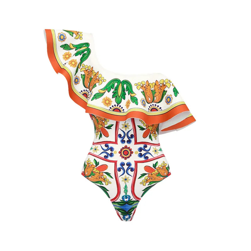 Women Swimwear 2PC Cover-up Swimsuit