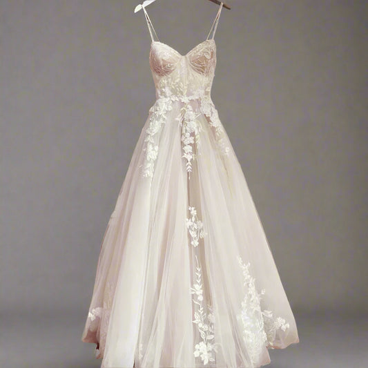 Sexy See-Through Wedding Dress - Exposed Boning Backless Gown | Femstylo