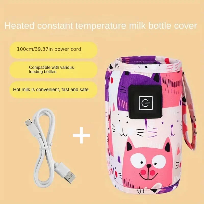 USB Portable Baby Bottle Mill Warmer Travel Stroller Insulated Bag