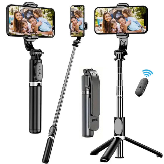Telescopic Selfie Stick Tripod Stand Mobile Phone Support Wireless