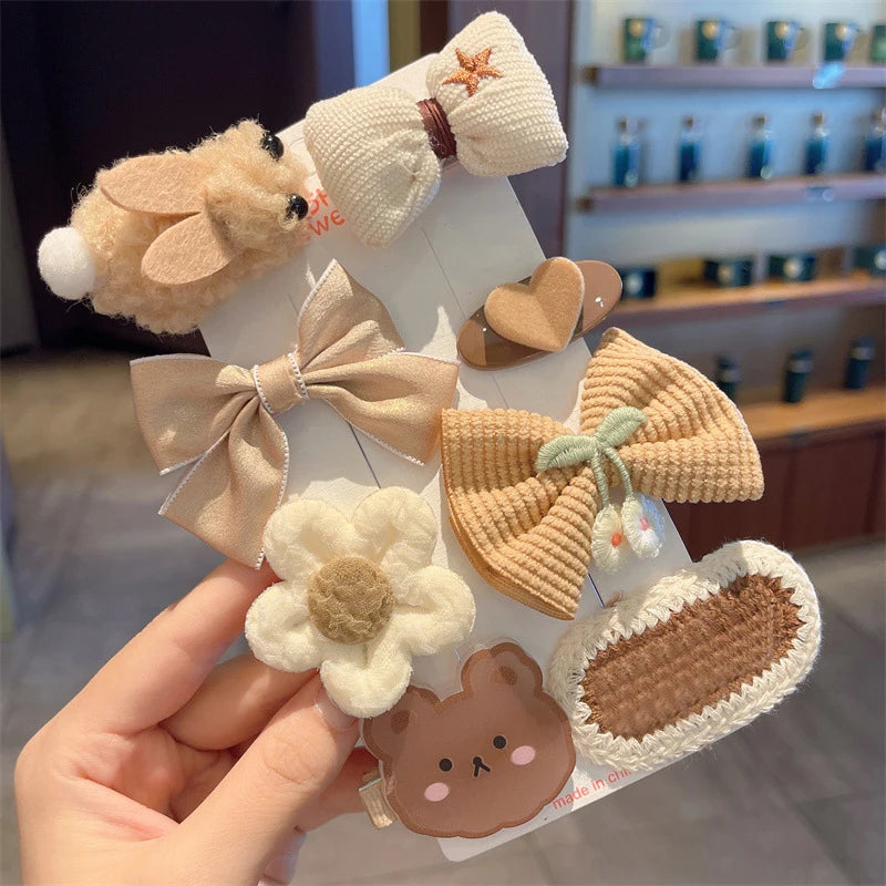 Children's Plush Hairpins Clip Side Barrettes