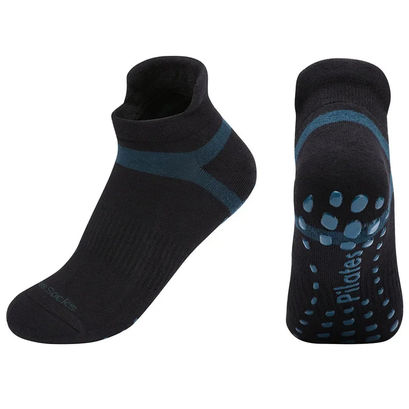 Yoga Unisex Cotton Socks Professional Silicone Non-slip Pilates Socks Large Size Indoor Floor Gym Fitness Dance Sports Socks