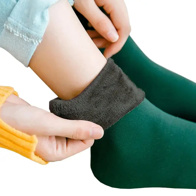 Women Winter Warm velvet Socks