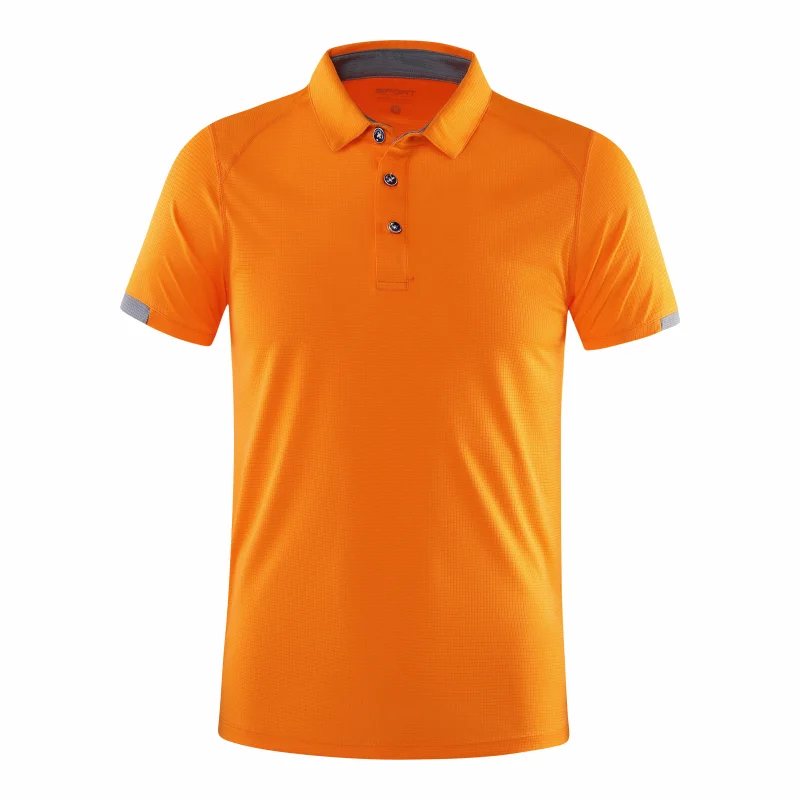 Customizable Diy Logo Quick-drying Polo Shirt For Men & Women Hiking Cycling Camping Outdoor Sports Group Clothing
