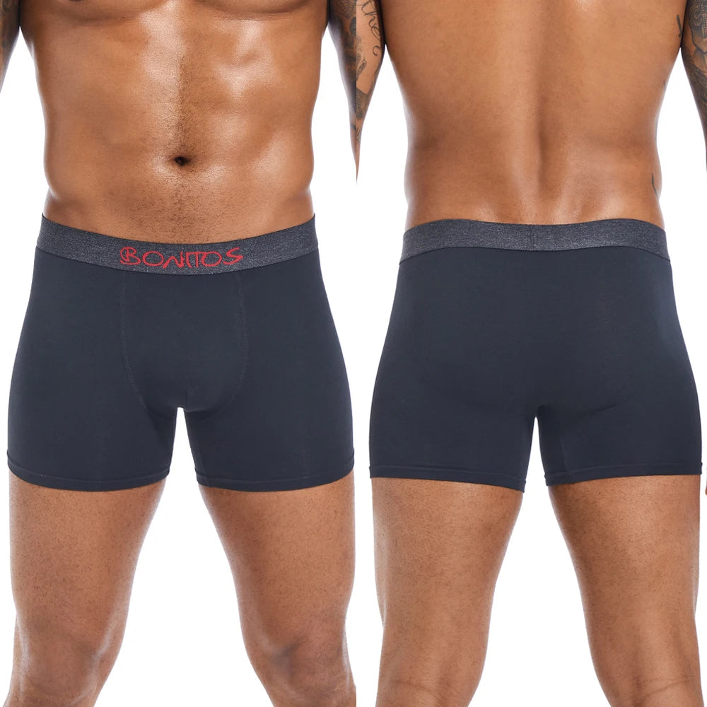 4pcs Men Underwear Cotton Boxer Shorts
