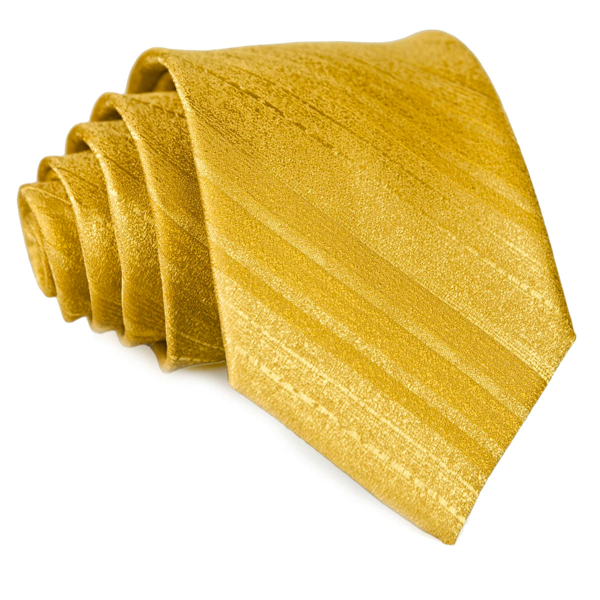 Solid Floral Paisley Yellow Gold Men's Ties Neckties 100% Silk Jacquard Woven Tie Sets Pocket Square Party Wedding