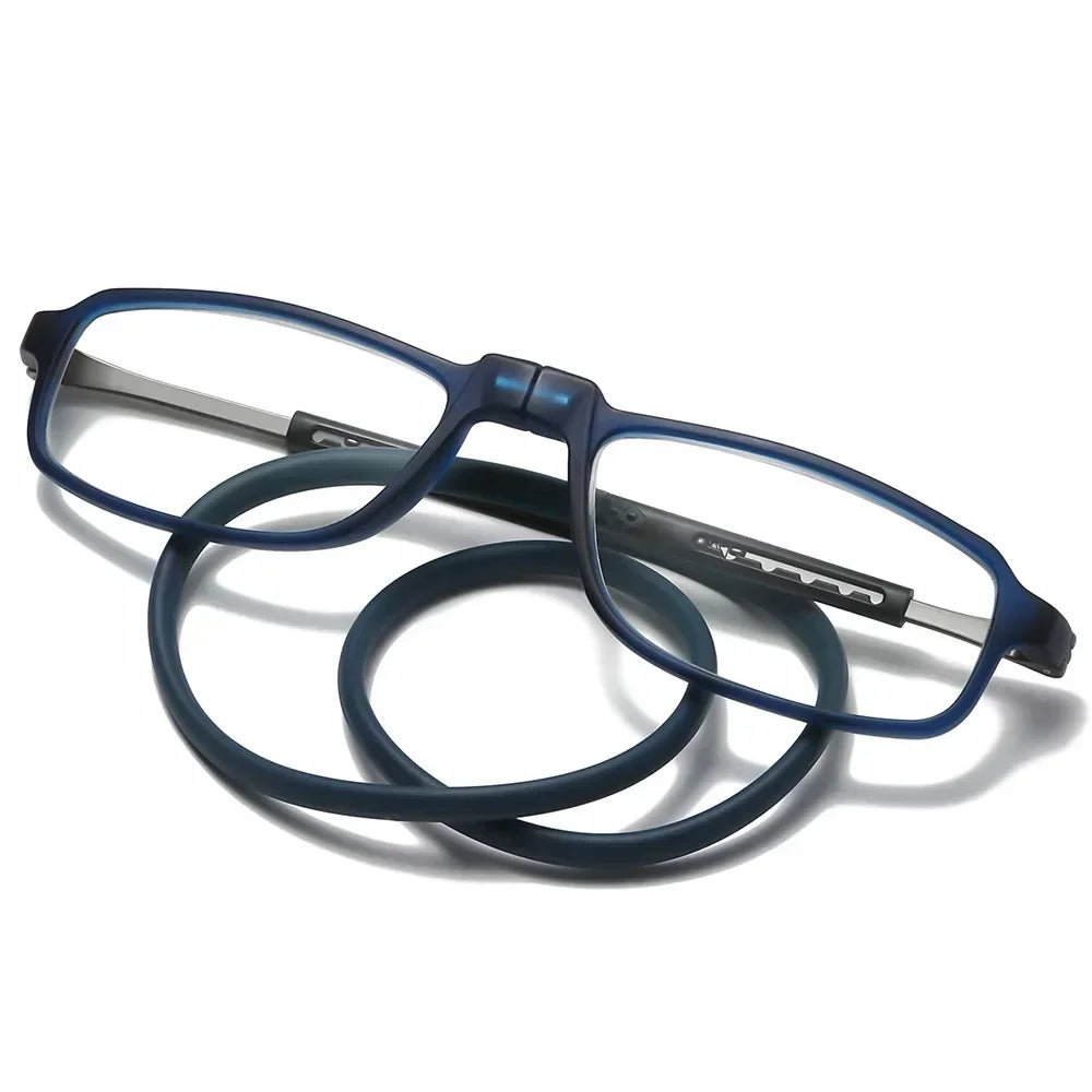 DML Ultralight Reading Men Women Glasses Hanging Stretch Anti-fatigue Presbyopia Unisex Glasses Diopter +1.5+3.5