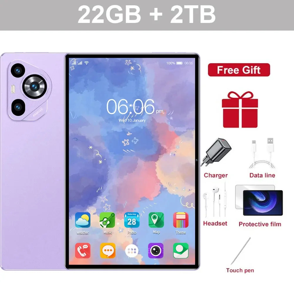 Hot New Pad 7s Pro Original Tablets 11.6inch Global Version Android 15 Tab 5G Dual Sim 12000mAh Tablets Children's Kids Tab PC