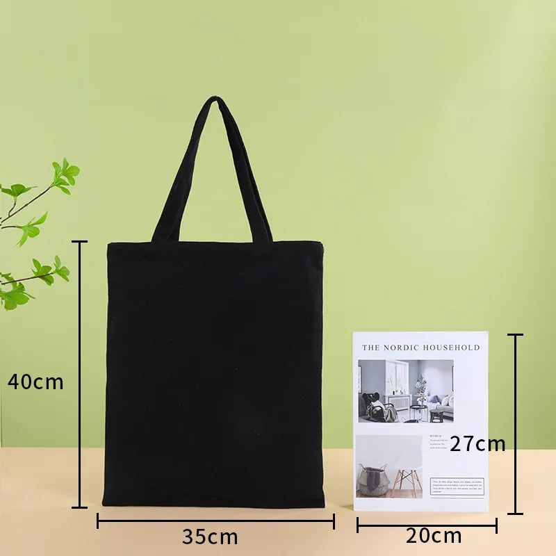Bulk Wholesale 100pcs/Lot Reusable Cotton Bag Custom Canvas Shopping Tote Bags with Logo