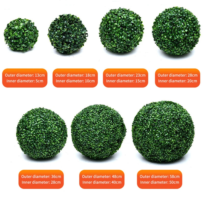 Artificial Plant Green Grass Ball Plant Decoration