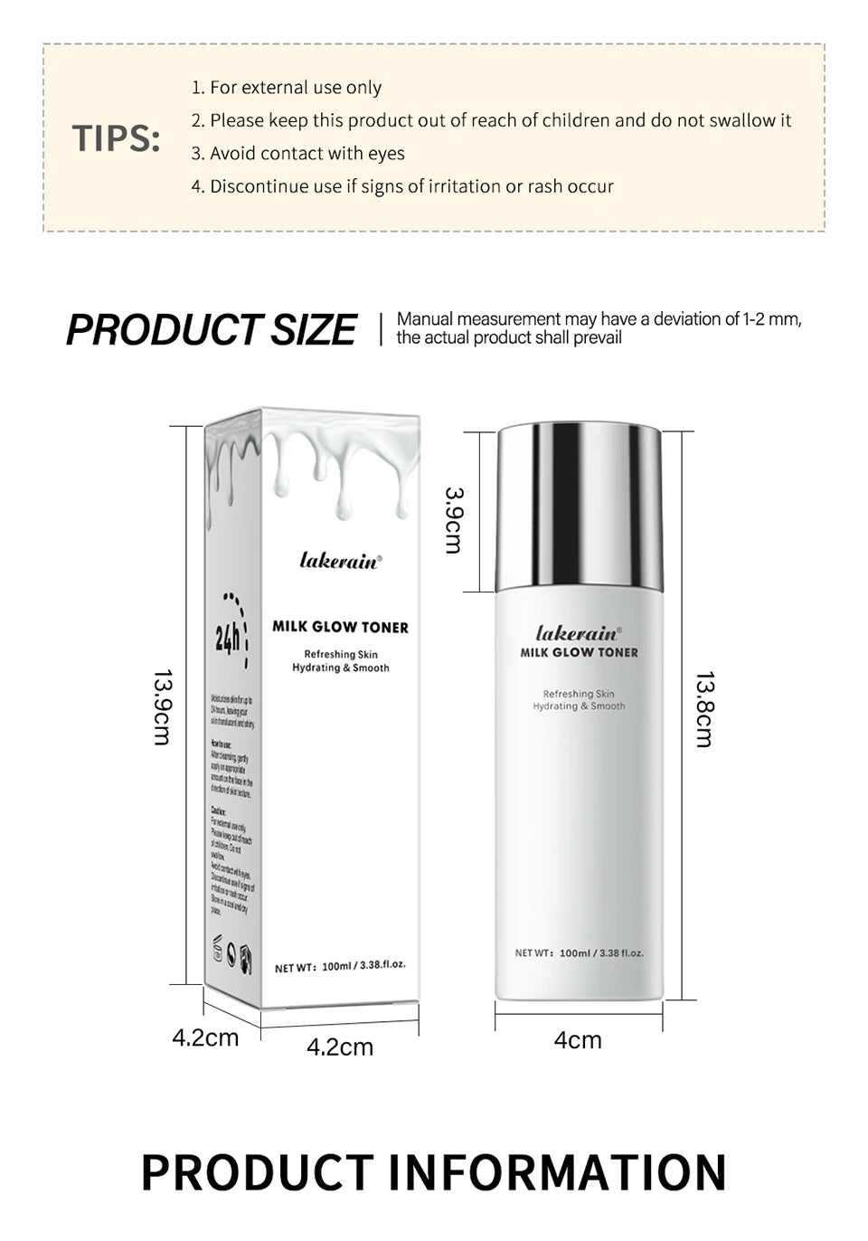 Milk Toner & Moisturizing Lotion Set Long Lasting Hydrating Oil Control Soothing Skin SPF10 Sunscreen Suitable For All Skin Type