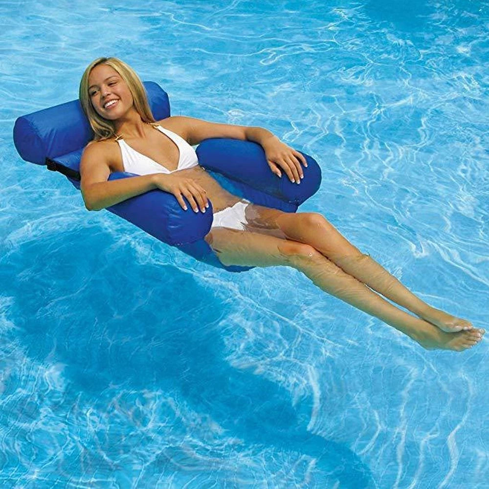 Summer Inflatable Floating Water Mattresses Hammock Lounge Chairs Pool Float Sports Toys Carpet Float Pool Accessories