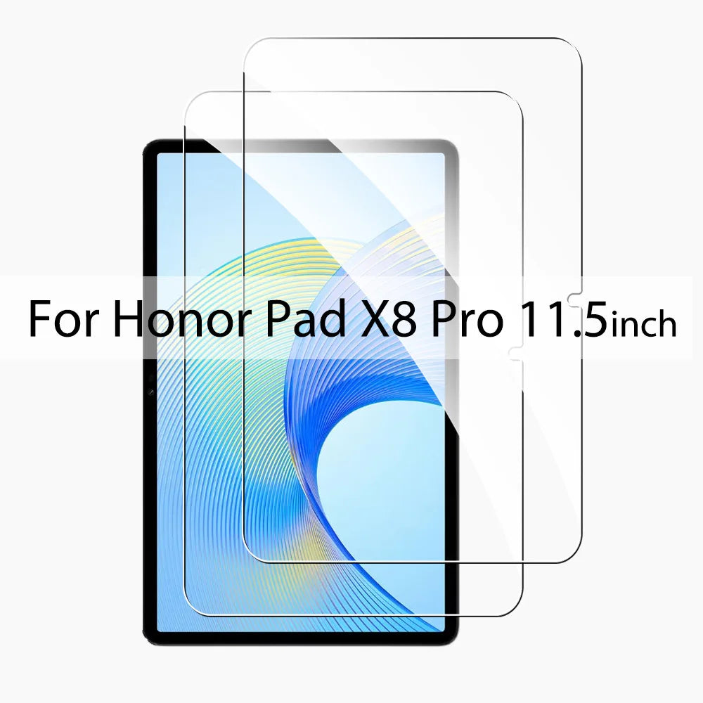 2PCS Tempered Glass Screen Protector for honor pad x9 x8 Pro Lite honor pad x9 9 8 7 6 x6 x7 Tablet Accessories Film