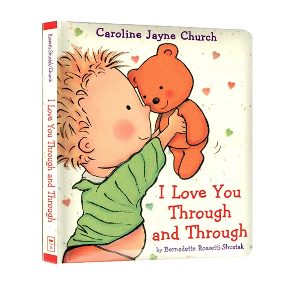 Kids English Picture Cardboard Book Emotions & Feelings Enlightenment Leaning Bedtime Story for Children