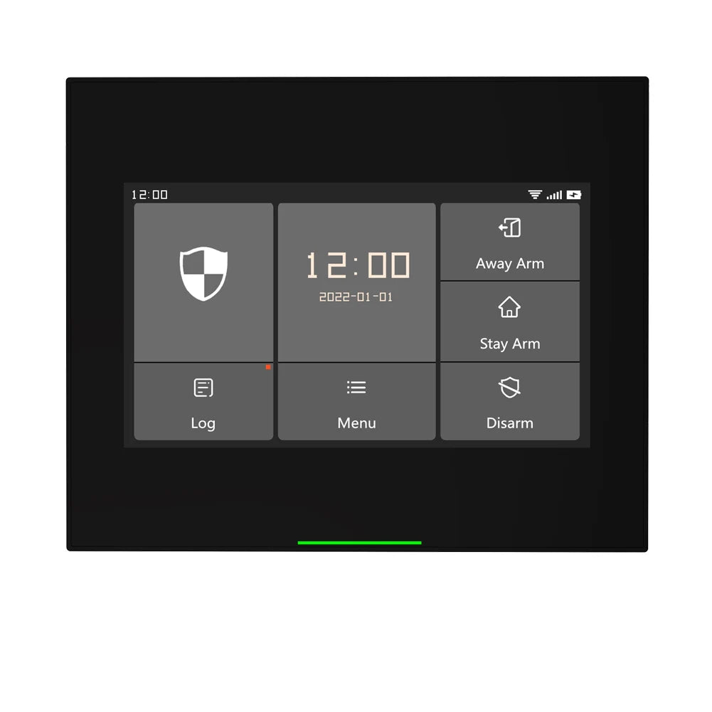 ACJ Wifi HD Smart Home Security Alarm System Kit Wireless 433MHz IR Detector Alarm Bell Door Sensor Doorbell Remote Control