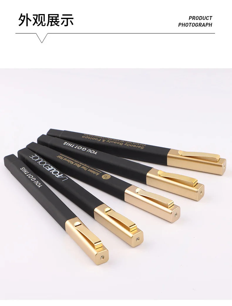 100pcs Free Custom Logo Square Ballpoint Pens ABS Material for Promotional Advertising Gift Pen